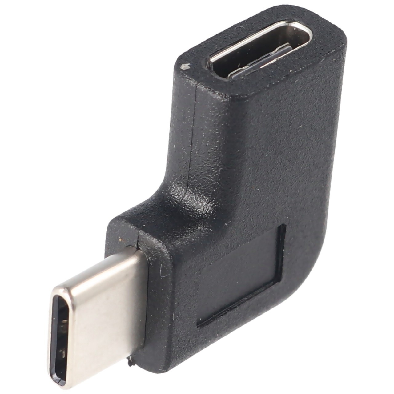 Adapter USB-C auf USB-C mit 90 Grad Winkel schwarz, abgewinkelter Adapter verlängert das USB-C, geeignet für das MacBook mit USB-C Port Adapter USB-C auf USB-C mit 90 Grad Winkel schwarz, abgewinkelter Adapter verlängert das USB-C, geeignet für das MacBook mit USB-C Port von AccuCell