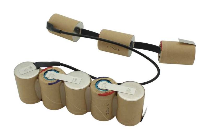 Akku für Handstaubsauger NiMH 9,6V 2000mAh passend für AEG AG813, CT96, Handstaubsauger 9,6V von AccuCell