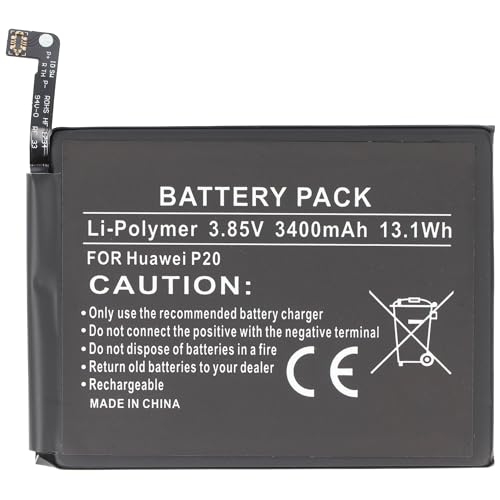Akku kompatibel mit den Huawei P20 Lite Akku HB366481ECW Li-Polymer 3,85 Volt mit 3000mAh max. 11,6Wh von AccuCell