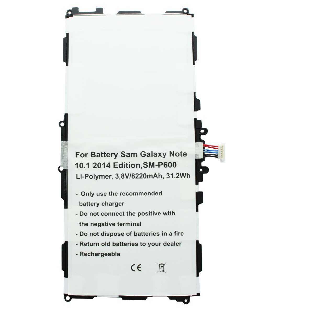 Akku nur passend für Samsung Galaxy Note 10.1 2014 Edition SM-P600 Akku T8220E Akku nur passend für Samsung Galaxy Note 10.1 2014 Edition SM-P600 Akku T8220E von AccuCell