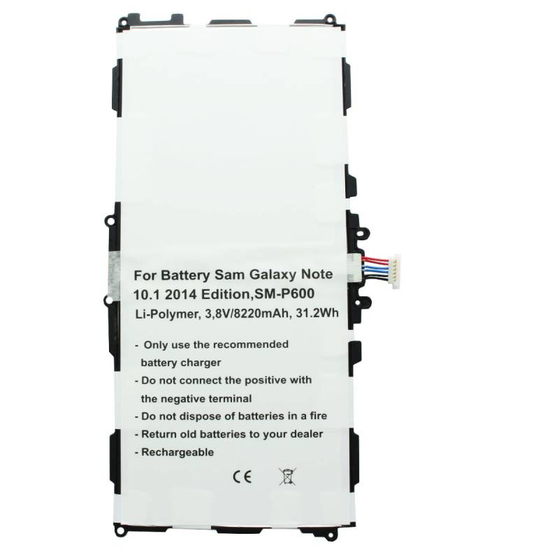 Akku nur passend für Samsung Galaxy Note 10.1 2014 Edition SM-P600 Akku T8220E von AccuCell