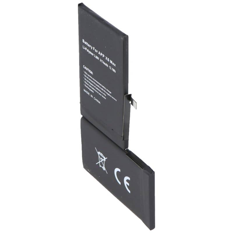Akku passend für Apple iPhone XS Max, Li-Polymer, 3,80V, 3174mAh, 12,1Wh, built-in, ohne Werkzeug - without battery health information von AccuCell