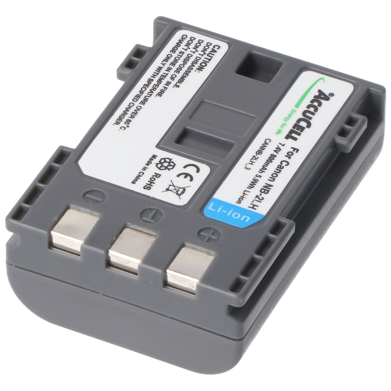 Akku passend für Canon NB-2LH, NB-2L Li-Ion, 800mah Akku passend für Canon NB-2LH, NB-2L Li-Ion, 800mah von AccuCell