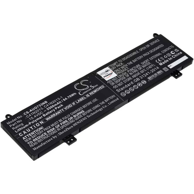 Akku passend für Gaming Laptop Asus ROG Strix G15 G513, TUF Gaming F15 FX507ZM, Typ C41N2013 - 15,4V - 5500 mAh von AccuCell