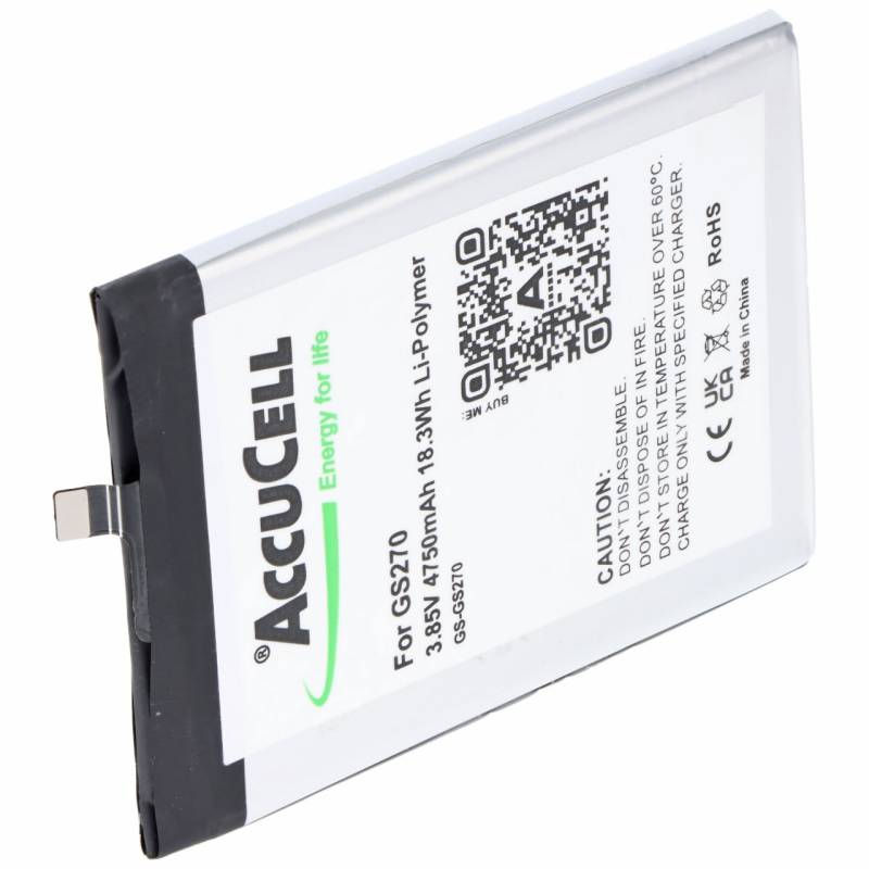Akku passend für Gigaset GS270 Li-Polymer 3.85V 4750mAh 18.3Wh von AccuCell