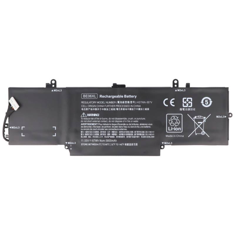 Akku passend für HP EliteBook 1040 G4, Li-Polymer, 11,55V, 5800mAh, 67Wh von AccuCell