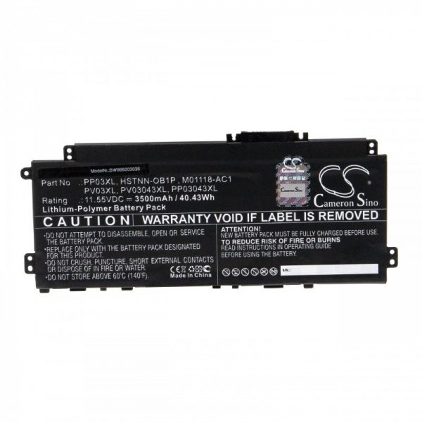 Akku passend für HP Pavilion 13-BB0005TU u.a. 3500mAh 11,55V Li-Polymer Akku passend für HP Pavilion 13-BB0005TU u.a. 3500mAh 11,55V Li-Polymer von AccuCell