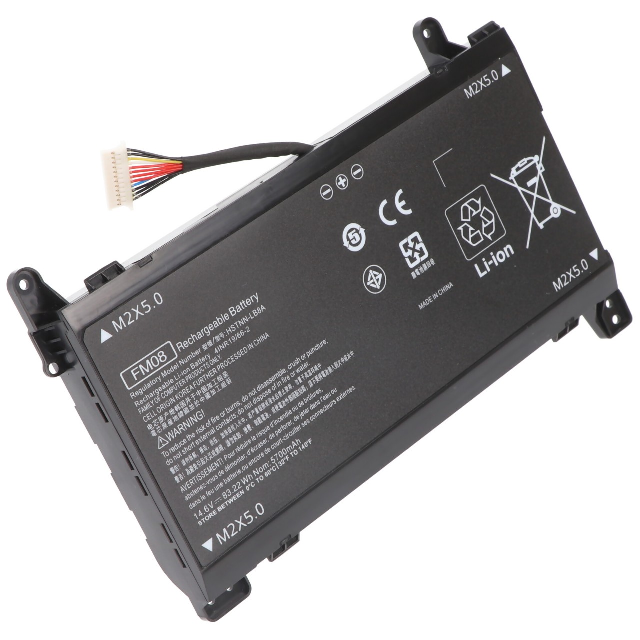 Akku passend für HSTNN-LB8A Akku HSTNN-LB8B 12 Pin, 12polig Stecker beachten Akku passend für HSTNN-LB8A Akku HSTNN-LB8B 12 Pin, 12polig Stecker beachten von AccuCell
