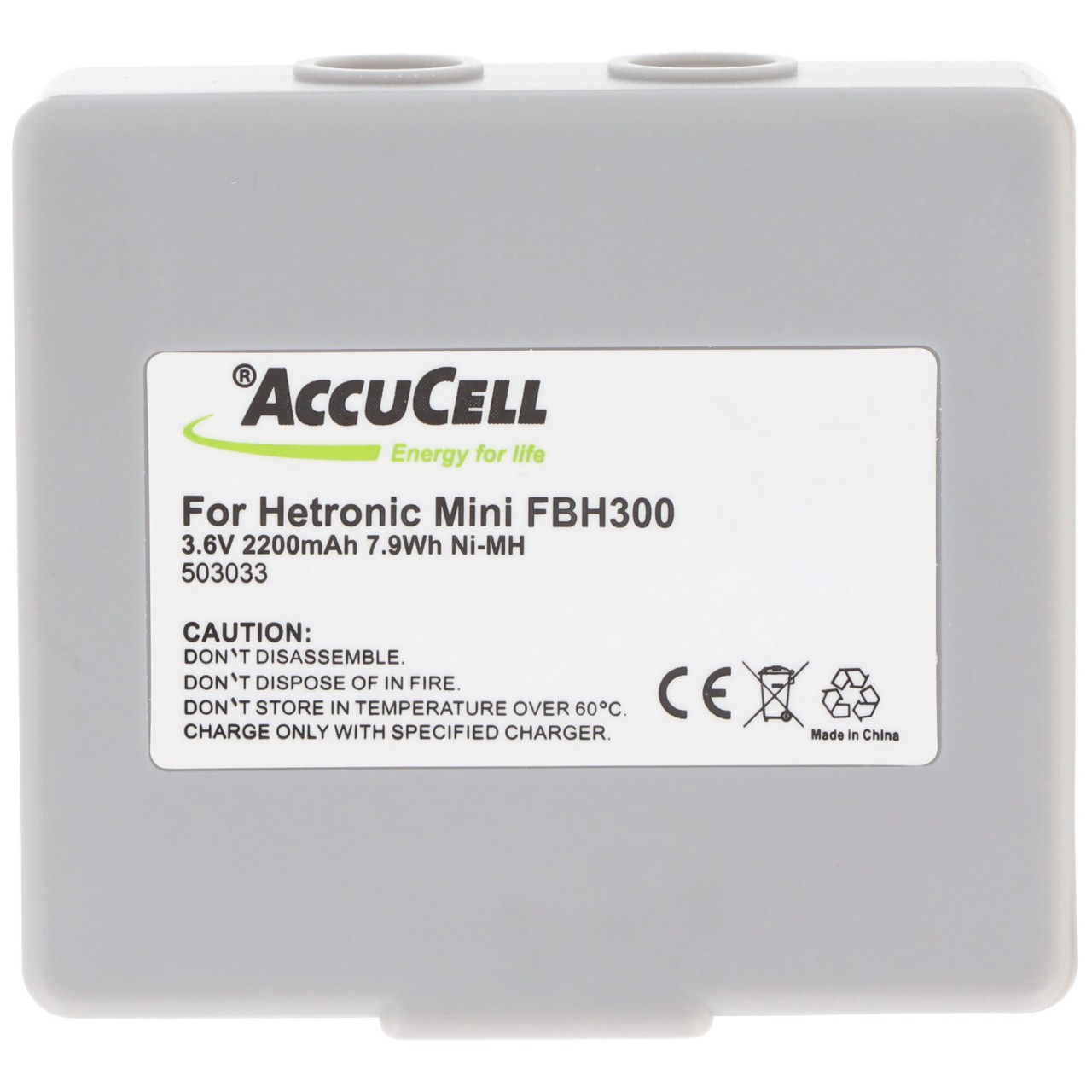 Akku passend für Hetronic NM13HA Akku 68300990, 68300600, 68300950, FBH300, RHE3620KG 3,6 Volt 2000-2200mAh Akku passend für Hetronic NM13HA Akku 68300990, 68300600, 68300950, FBH300, RHE3620KG 3,6 Volt 2000-2200mAh von AccuCell