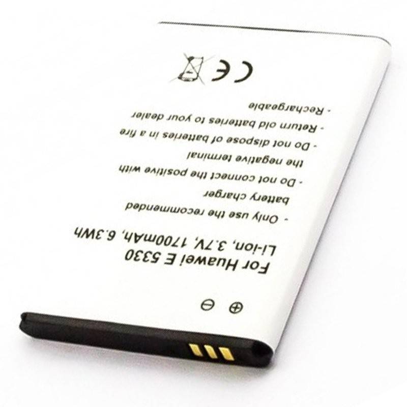 Akku passend für Huawei E5330, MEDION MDM9625, HB5F2H 3,7 Volt 1700mAh von AccuCell