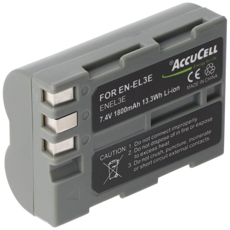 Akku passend für Nikon D200, 1800mAh von AccuCell