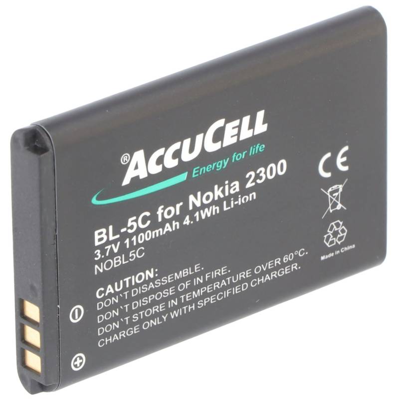 Akku passend für Schnurlostelefon AVM Fritz!Fon C6 A051 Telekom A051 Li-Ion 3,7V 1100mAh von AccuCell