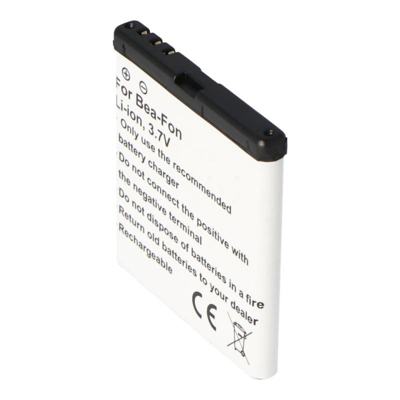 Akku passend für den Bea-Fon Akku Model: S480/SL580 3,7 Volt 800mAh, max. 1000mAh von AccuCell