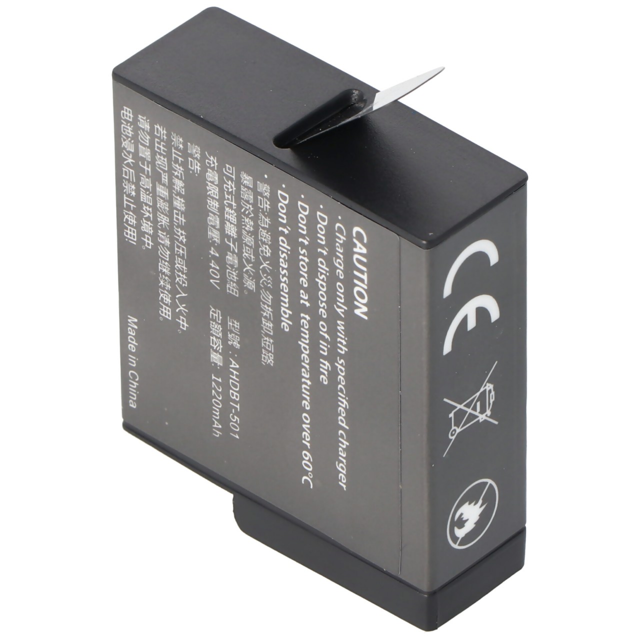 Akku passend für den GoPro Hero 5 Akku AABAT-001 Li-Ion 3,85 Volt Akku passend für den GoPro Hero 5 Akku AABAT-001 Li-Ion 3,85 Volt von AccuCell
