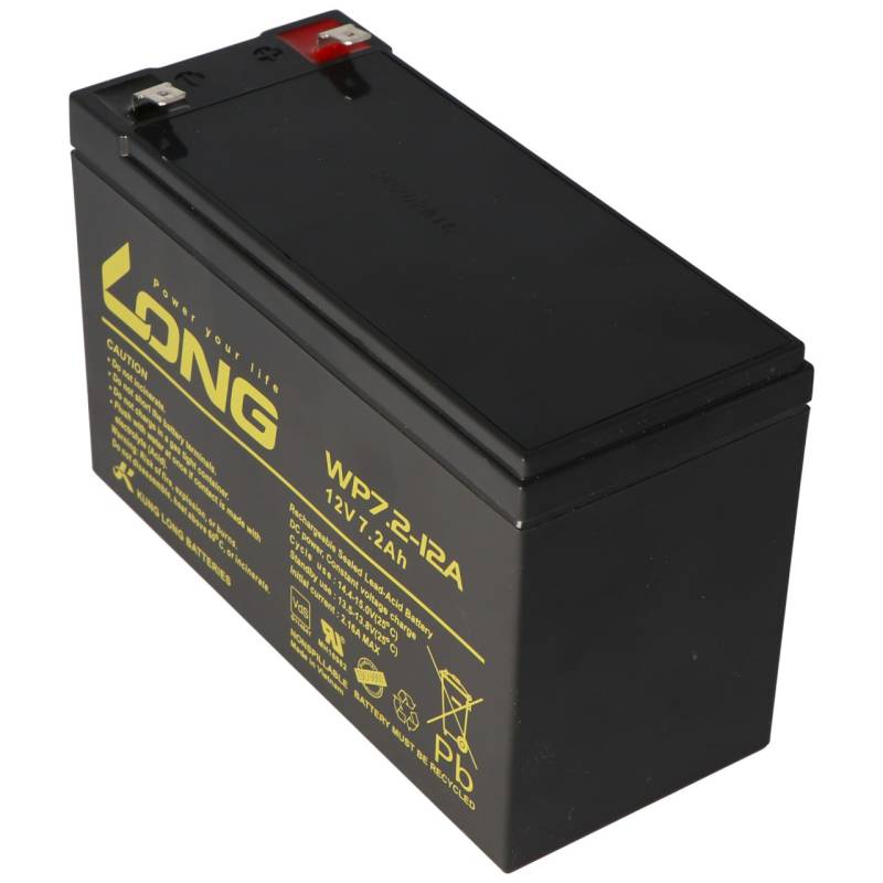 Akku passend für den Steripower Desinfektionsgerät Akku mit 12 Volt 7,2Ah, Multipower MP7.2-12, WP7.2-12A von AccuCell
