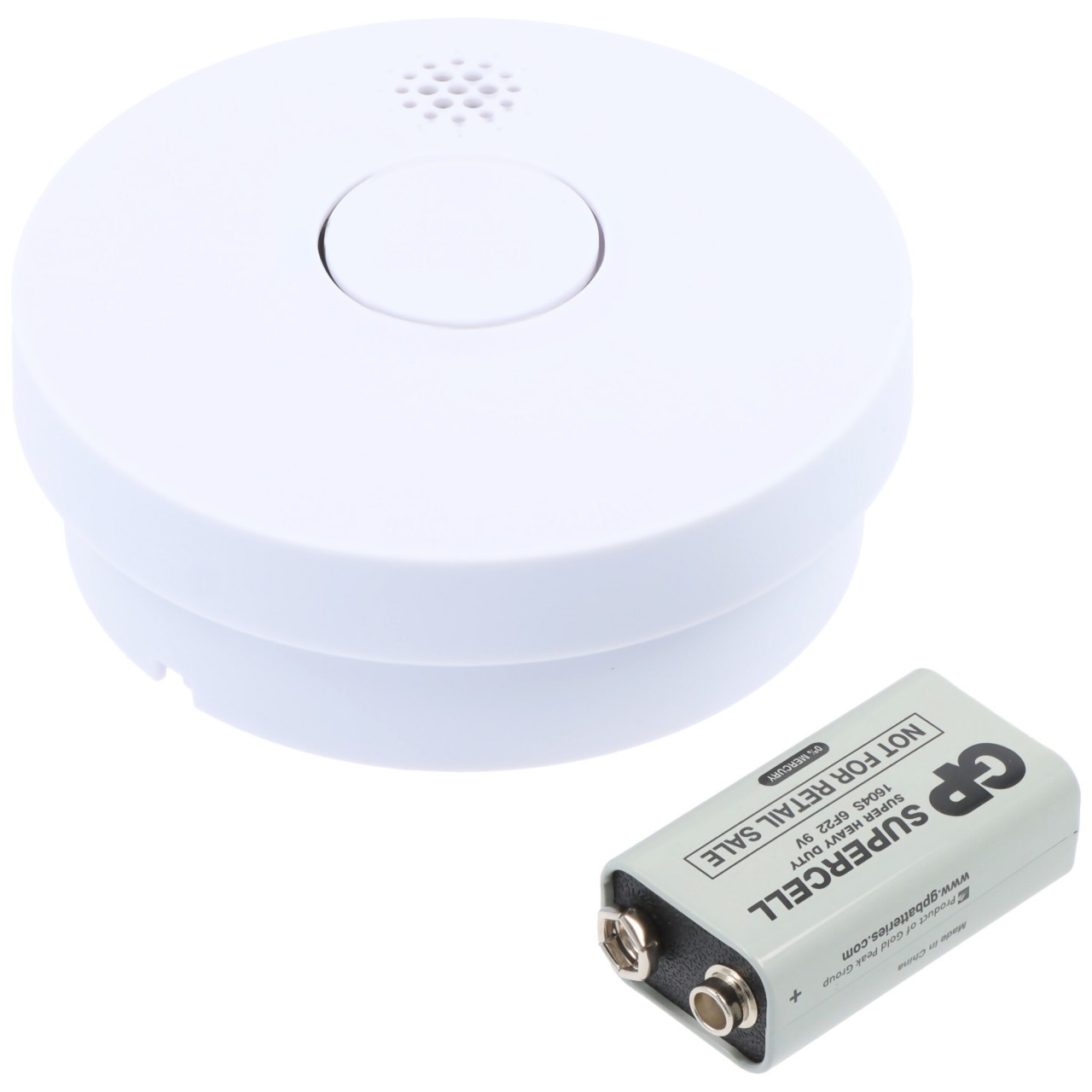 Fotoelektronischer Rauchmelder, Rauchentwicklung löst Alarm aus, Alarmsignal: ca 85dB Fotoelektronischer Rauchmelder, Rauchentwicklung löst Alarm aus, Alarmsignal: ca 85dB von AccuCell