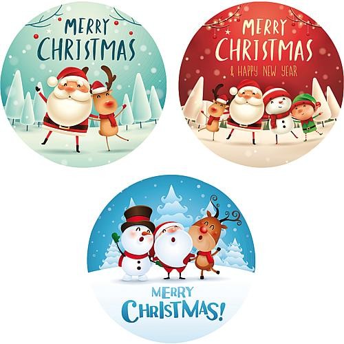 Gobo 3er-Set 46085, Merry Christmas mit Figuren passend für LED Professional-Projektoren S3 Art.-Nr. 836 135 - 836 145 von AccuCell