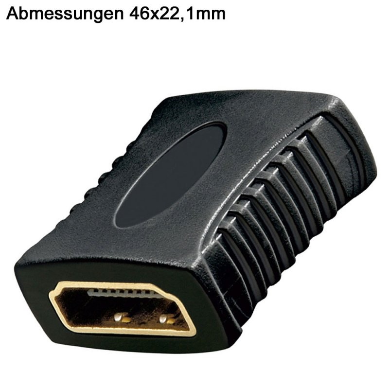 HDMI Adapter HDMI™ A-Buchse auf HDMI™ A-Buchse von AccuCell