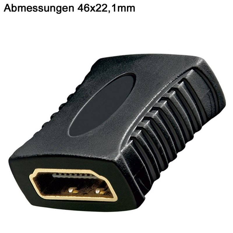HDMI Adapter HDMI™ A-Buchse auf HDMI™ A-Buchse von AccuCell