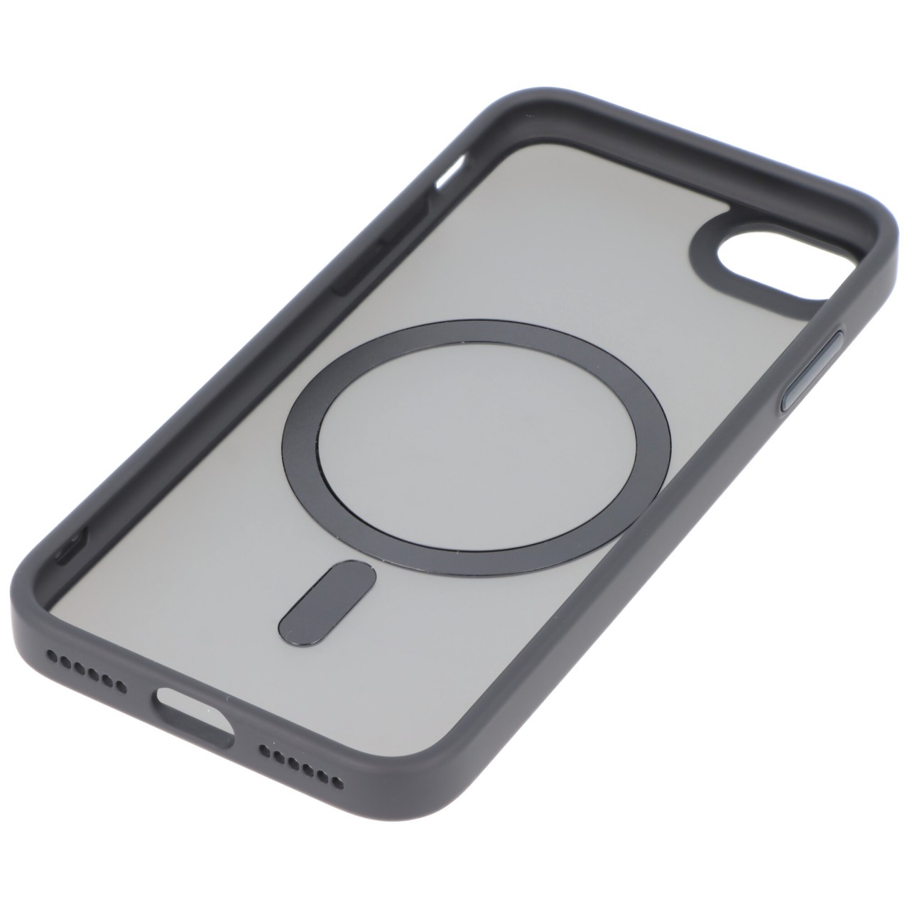 Hülle passend für Apple iPhone SE3 - schwarz transparent MagSafe Wireless Charging Hülle passend für Apple iPhone SE3 - schwarz transparent MagSafe Wireless Charging von AccuCell