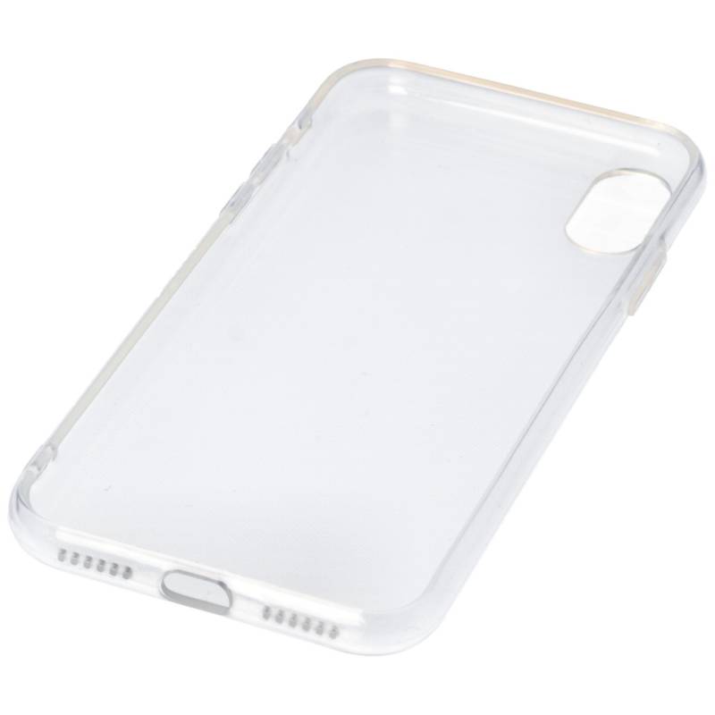 Hülle passend für Apple iPhone XS - transparente Schutzhülle, Anti-Gelb Luftkissen Fallschutz Silikon Handyhülle robustes TPU Case von AccuCell