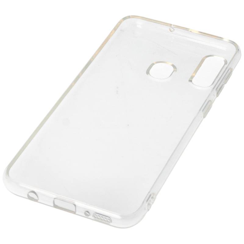 Hülle passend für Samsung Galaxy A20 / A30 - transparente Schutzhülle, Anti-Gelb Luftkissen Fallschutz Silikon Handyhülle robustes TPU Case von AccuCell