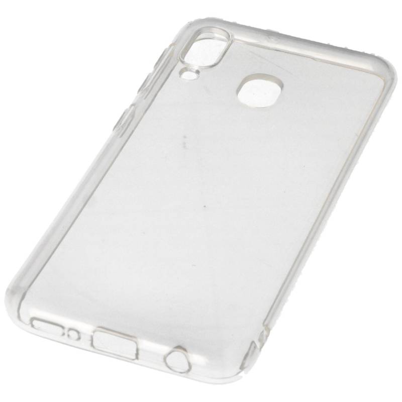 Hülle passend für Samsung Galaxy A20 E - transparente Schutzhülle, Anti-Gelb Luftkissen Fallschutz Silikon Handyhülle robustes TPU Case von AccuCell