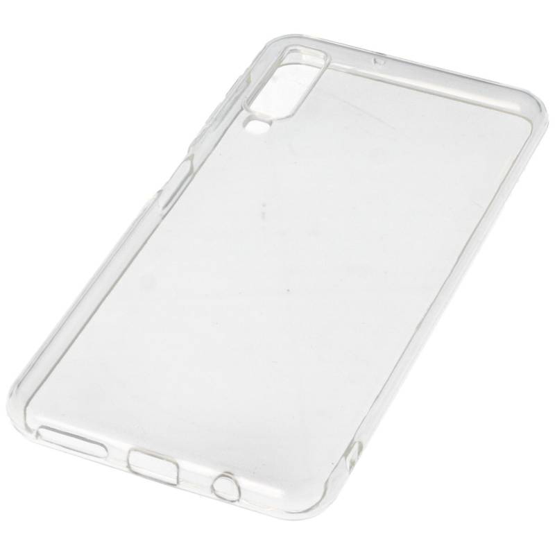 Hülle passend für Samsung Galaxy A7 2018 / A750 - transparente Schutzhülle, Anti-Gelb Luftkissen Fallschutz Silikon Handyhülle robustes TPU Case von AccuCell