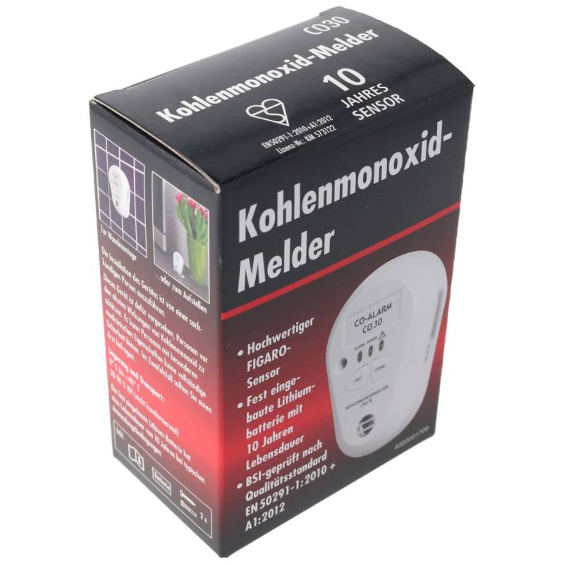 Kohlenmonoxidmelder mit Langzeit-Lithiumbatterie, Lebensdauer ca. 7 Jahre von AccuCell
