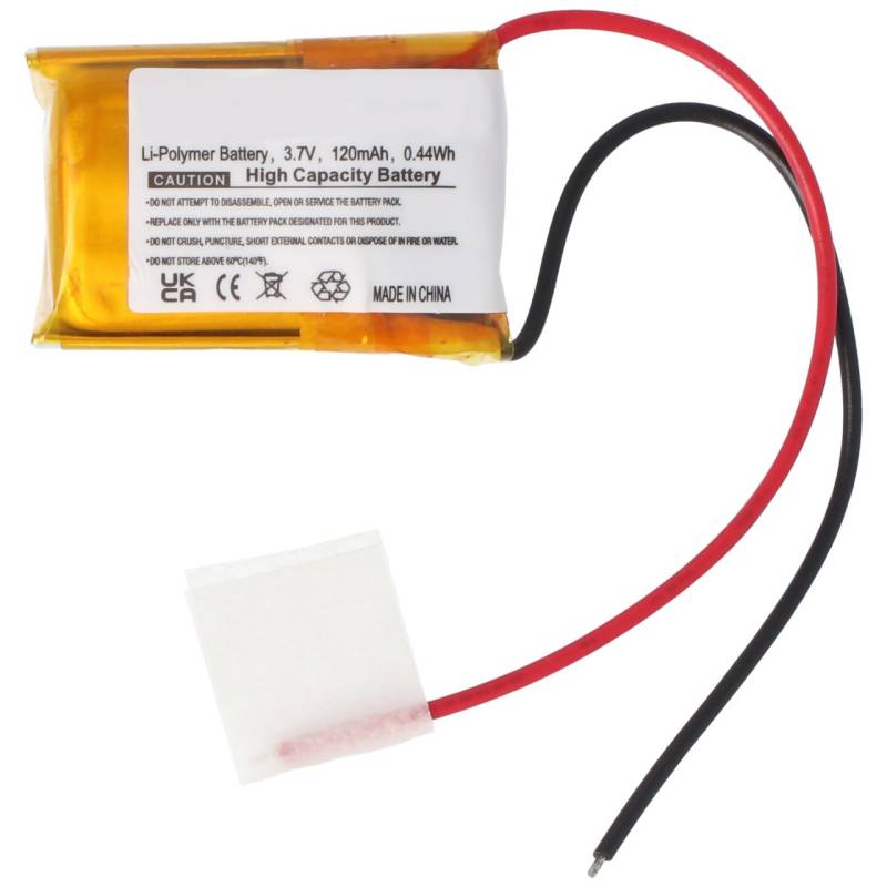 Li-Polymer-Akku 150mAh 3.7 Volt für Modellbau, Abmessungen ca. 25x17,5x7,6mm von AccuCell