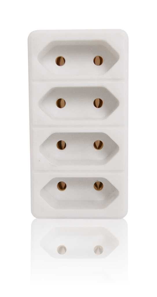 Multistecker 4x Euro weiß von AccuCell