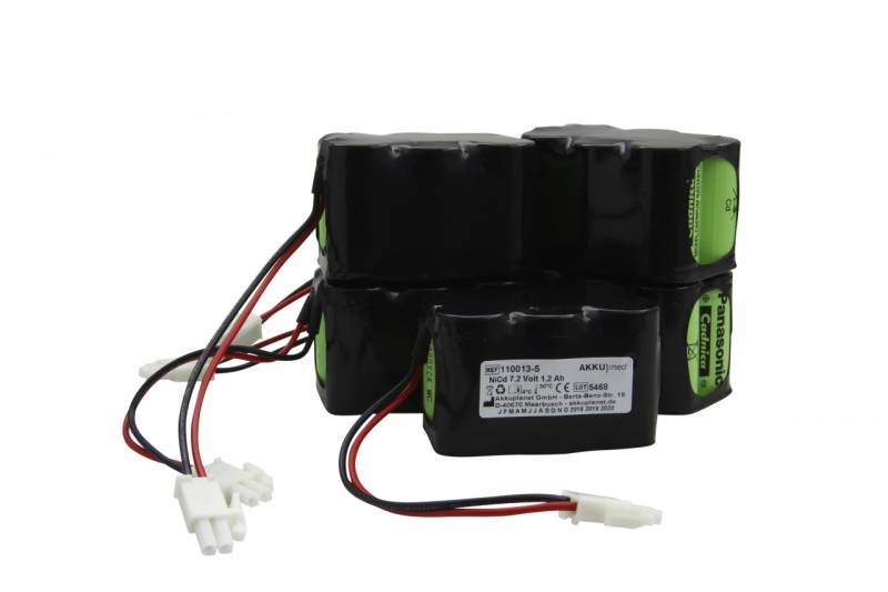 NC Akku passend für Braun Perfusor fm (MFC) - 5er Pack von AccuCell