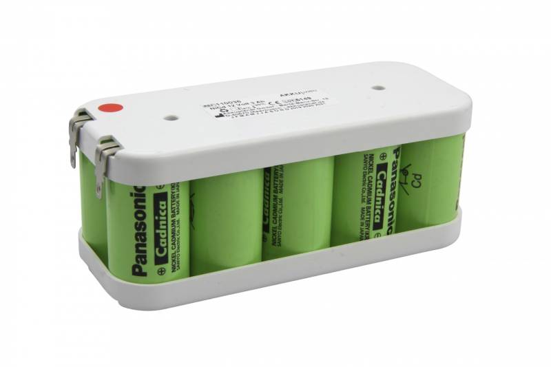 NC Akku passend für Hellige Defibrillator Defiscope CE Konform von AccuCell
