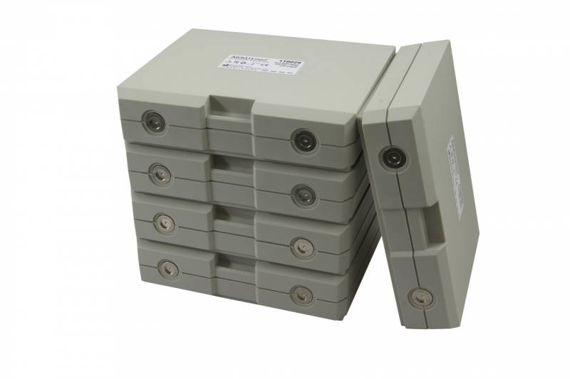 NC Akku passend für Hellige Defibrillator SCP910, 913 - Typ 303-440-30/ 30344030 - 5er Pack von AccuCell