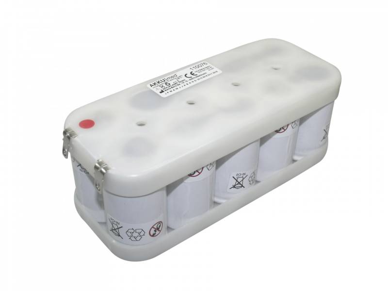 NC Akku passend für Lohmeier Defibrillator 161, D501 von AccuCell