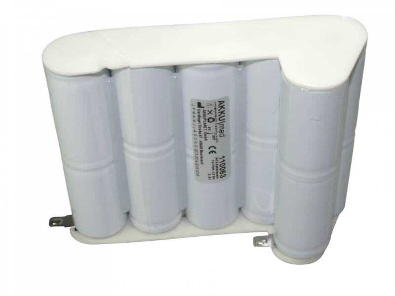 NC Akku passend für Physio Control Defibrillator LP6, LP7, VSM2 EKG Monitor von AccuCell