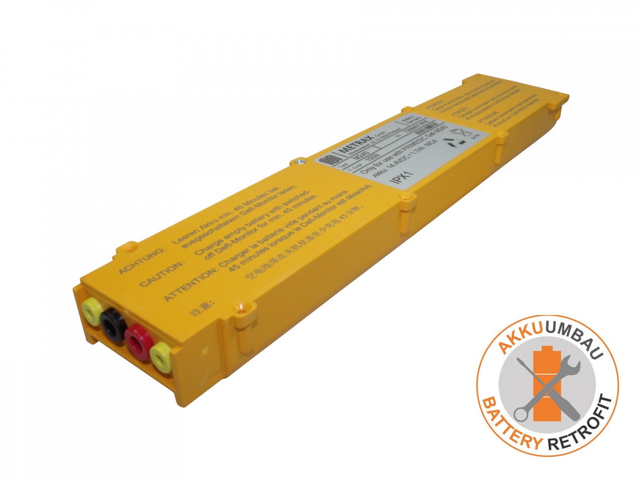 NC Akkuumbau passend für Primedic Metrax Defibrillator ECO1, DM1, 3, M240 NC Akkuumbau passend für Primedic Metrax Defibrillator ECO1, DM1, 3, M240 von AccuCell