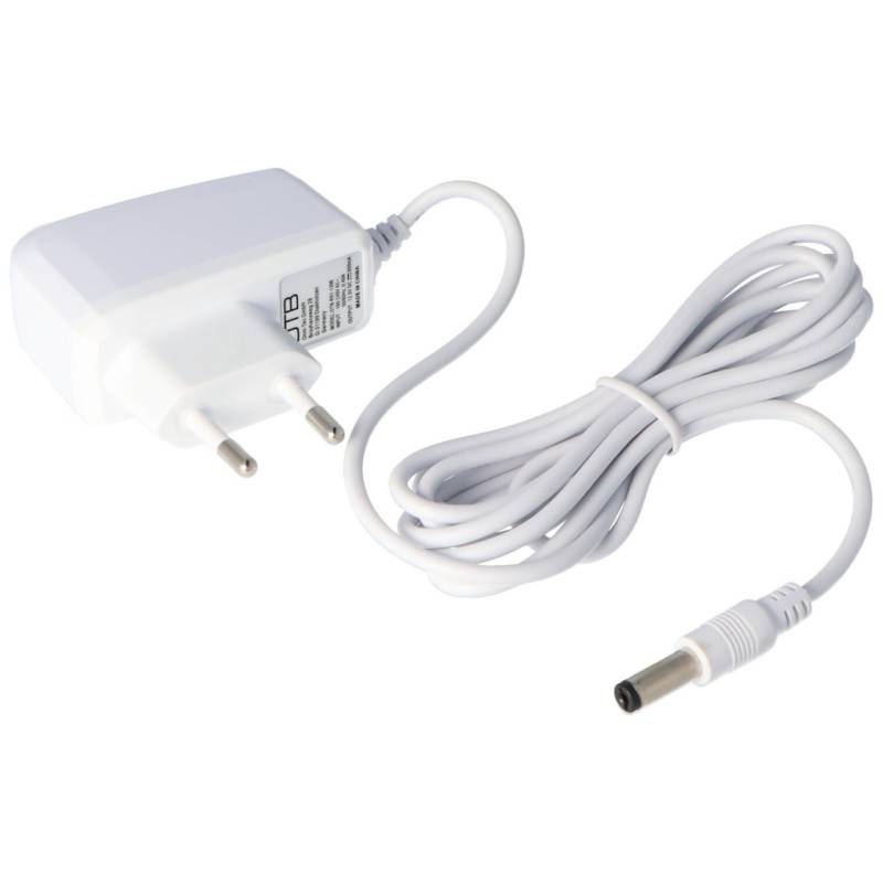 Netzteil weiß passend für Tivoli Audio PAL, iPAL Radio 12 Volt, Ladestrom 600mA, Anschlussstecker DC 5,5 x 2,1mm von AccuCell