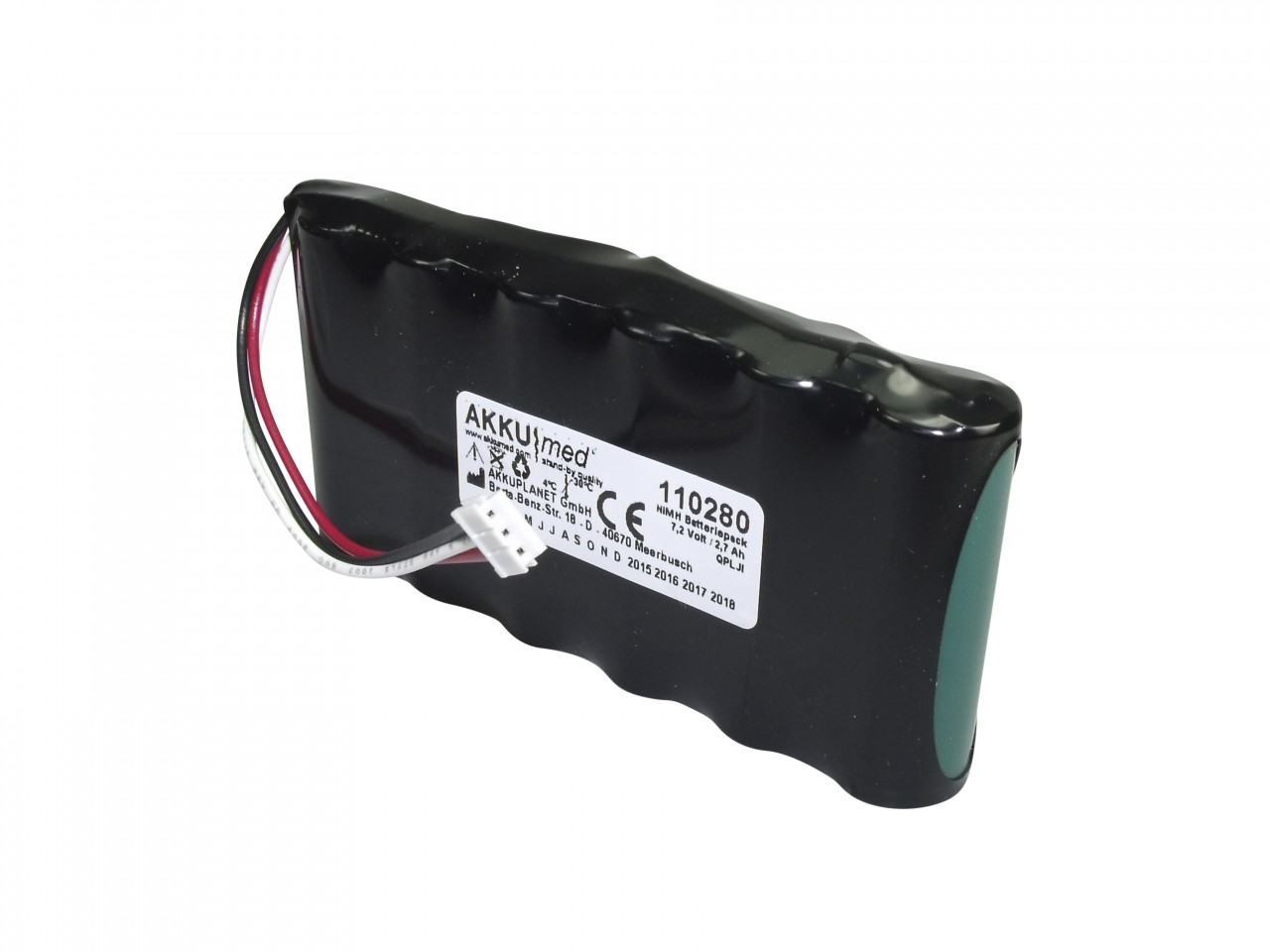 NiMH Akku passend für Criticare OxiMeter Poet LT Plus, 507NJC BP, 602-14 7,2 Volt 2,7 Ah CE Konform NiMH Akku passend für Criticare OxiMeter Poet LT Plus, 507NJC BP, 602-14 7,2 Volt 2,7 Ah CE Konform von AccuCell
