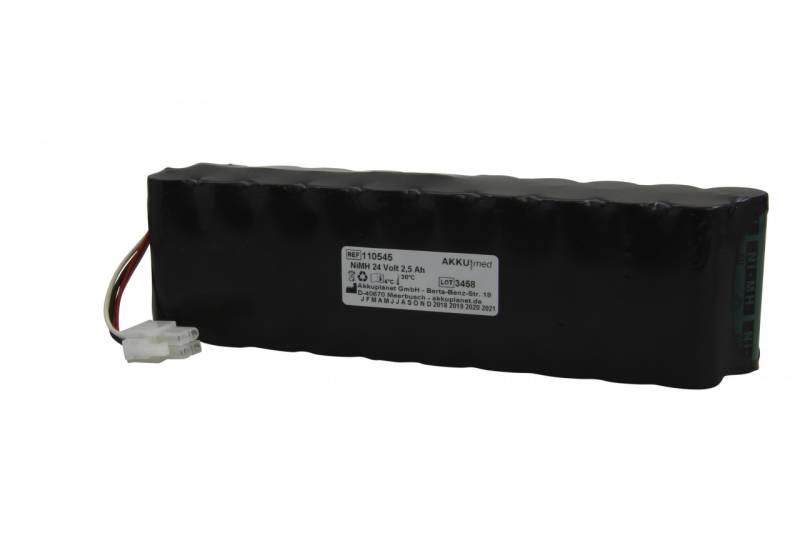 NiMH Akku passend für Hill Rom Lifter Liko/ Golvo 8000/ 8008 24 Volt 2,5 Ah O.Nr.: 2006107 - 4 pol. Stecker CE Konform von AccuCell