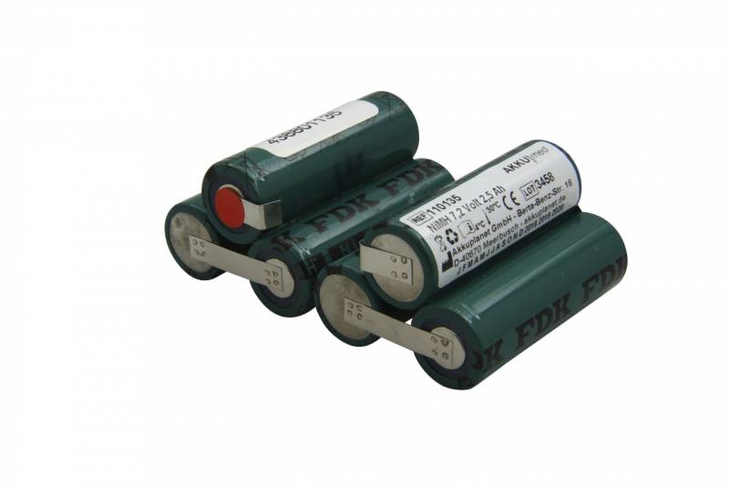 NiMH Akkueinsatz passend für Nellcor KapnoMeter/ PulsoxiMeter NBP70 NPB75/ Covidien/ N80 von AccuCell