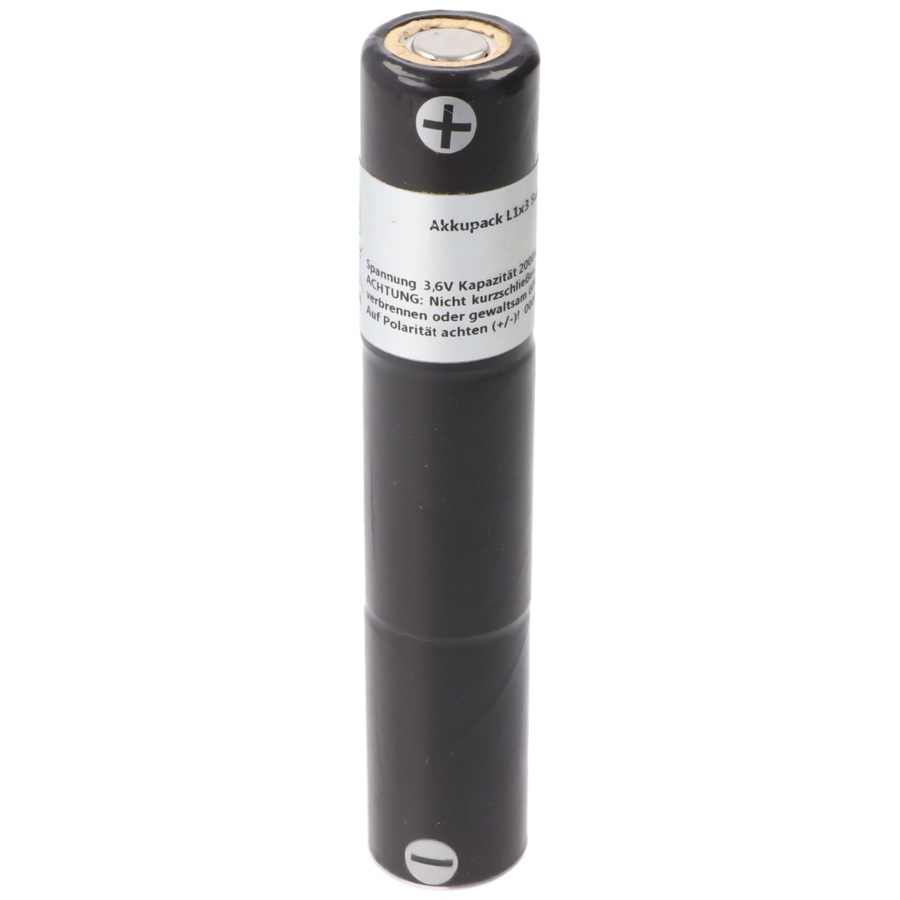 Notleuchtenakku NiMH 3,6V 2000mAh L1x3 ohne Lötfahnen, Sub-C, auch für Taschenlampen und Werzeuge Notleuchtenakku NiMH 3,6V 2000mAh L1x3 ohne Lötfahnen, Sub-C, auch für Taschenlampen und Werzeuge von AccuCell