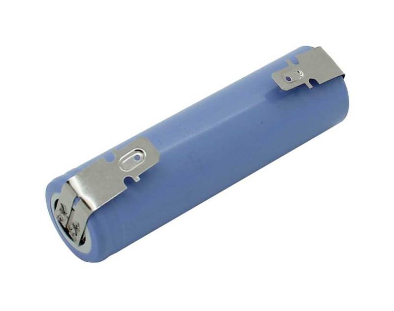 Reinigungsgeräteakku Li-Ion 3,7V 2200mAh mit Faston-Anschluß +6,3mm -4,8mm von AccuCell