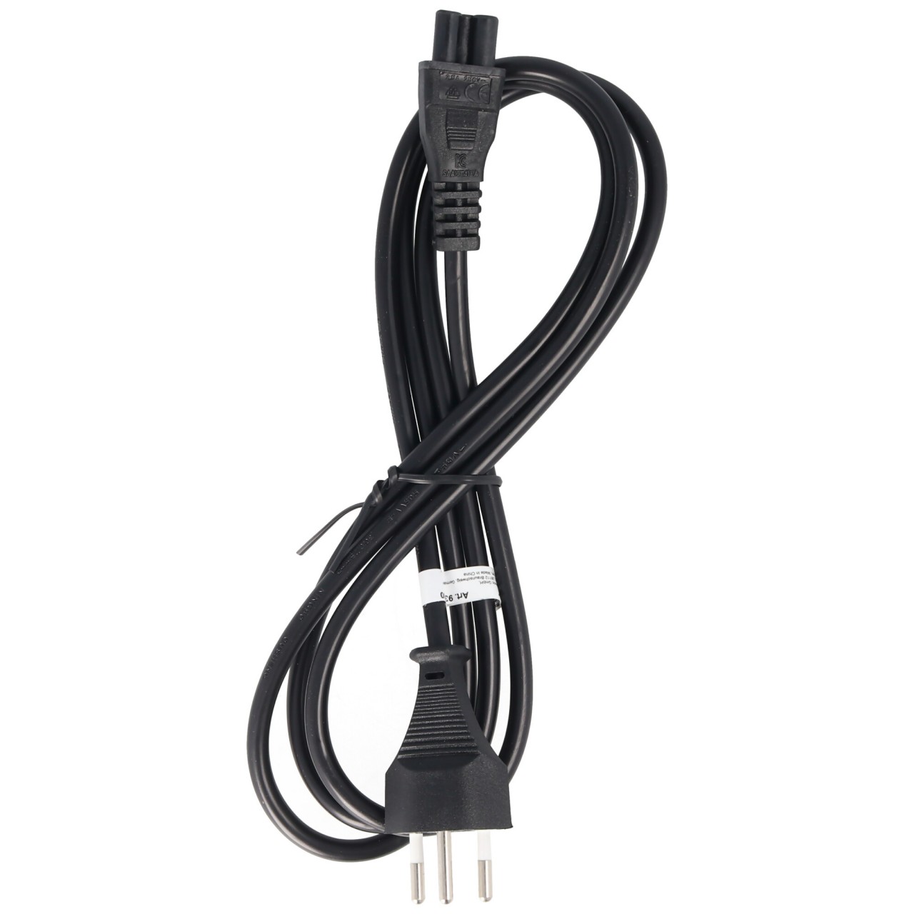 Schweiz Netzkabel Schweiz-Stecker IEC 320 C5, 1,8 Meter von AccuCell