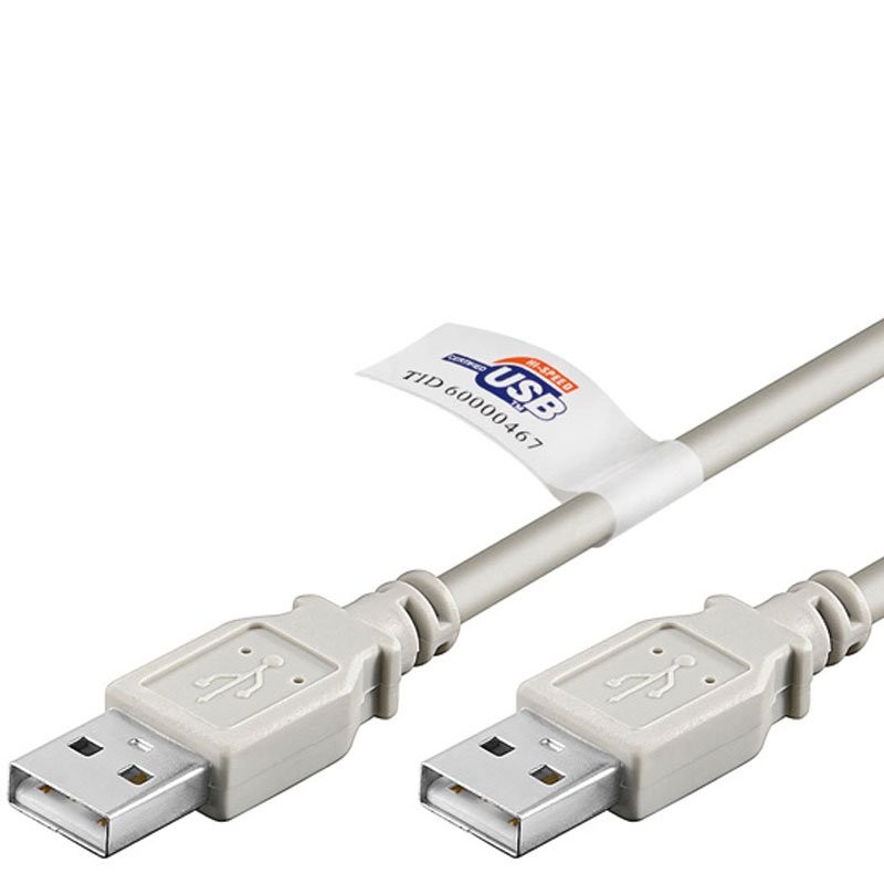USB 2.0 Hi-Speed Kabel mit A Stecker auf A Stecker USB 2.0 Hi-Speed Kabel mit A Stecker auf A Stecker von AccuCell