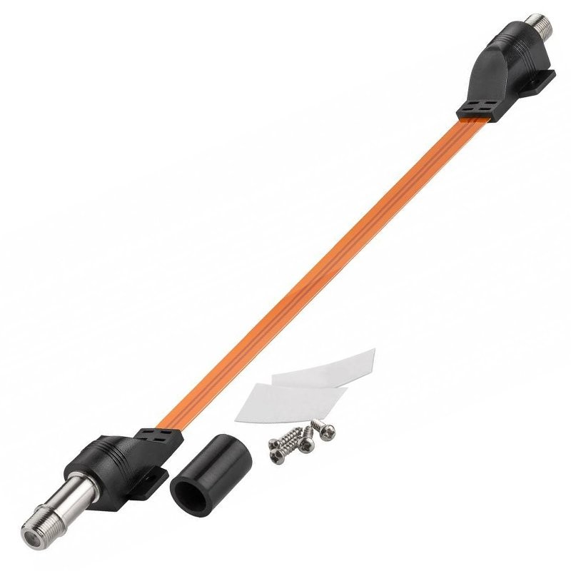 Wasserdichte SAT Fensterdurchführung, extrem flach 0,3 mm mit Kabellänge 20cm Wasserdichte SAT Fensterdurchführung, extrem flach 0,3 mm mit Kabellänge 20cm von AccuCell
