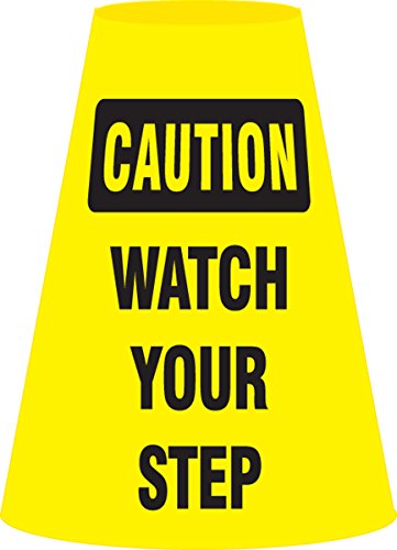 Accuform Signs FBC919E Vinyl Traffic Cone Cuff Sleeve, Legend"Caution Watch Your Step", Black on Yellow Accuform Signs FBC919E Vinyl Traffic Cone Cuff Sleeve, Legend"Caution Watch Your Step", Black on Yellow von Accuform