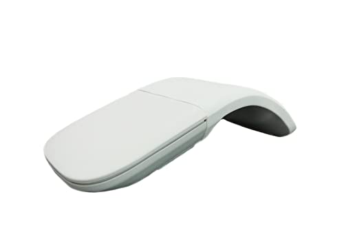 Accuratus Curve Touch Maus – Bluetooth® Kabellose Faltbare Maus mit Touch-Scroll-Funktion – Weiß von Accuratus