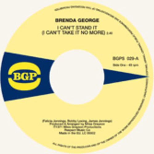 I Can'T Stand It [Vinyl Single] von Ace Records (Soulfood)
