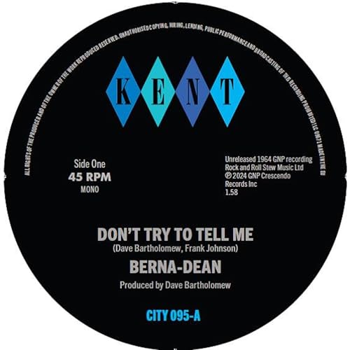 Berna-Dean - Don't Try To Tell Me / Laughing On The Outside [Vinyl LP] von Ace Records